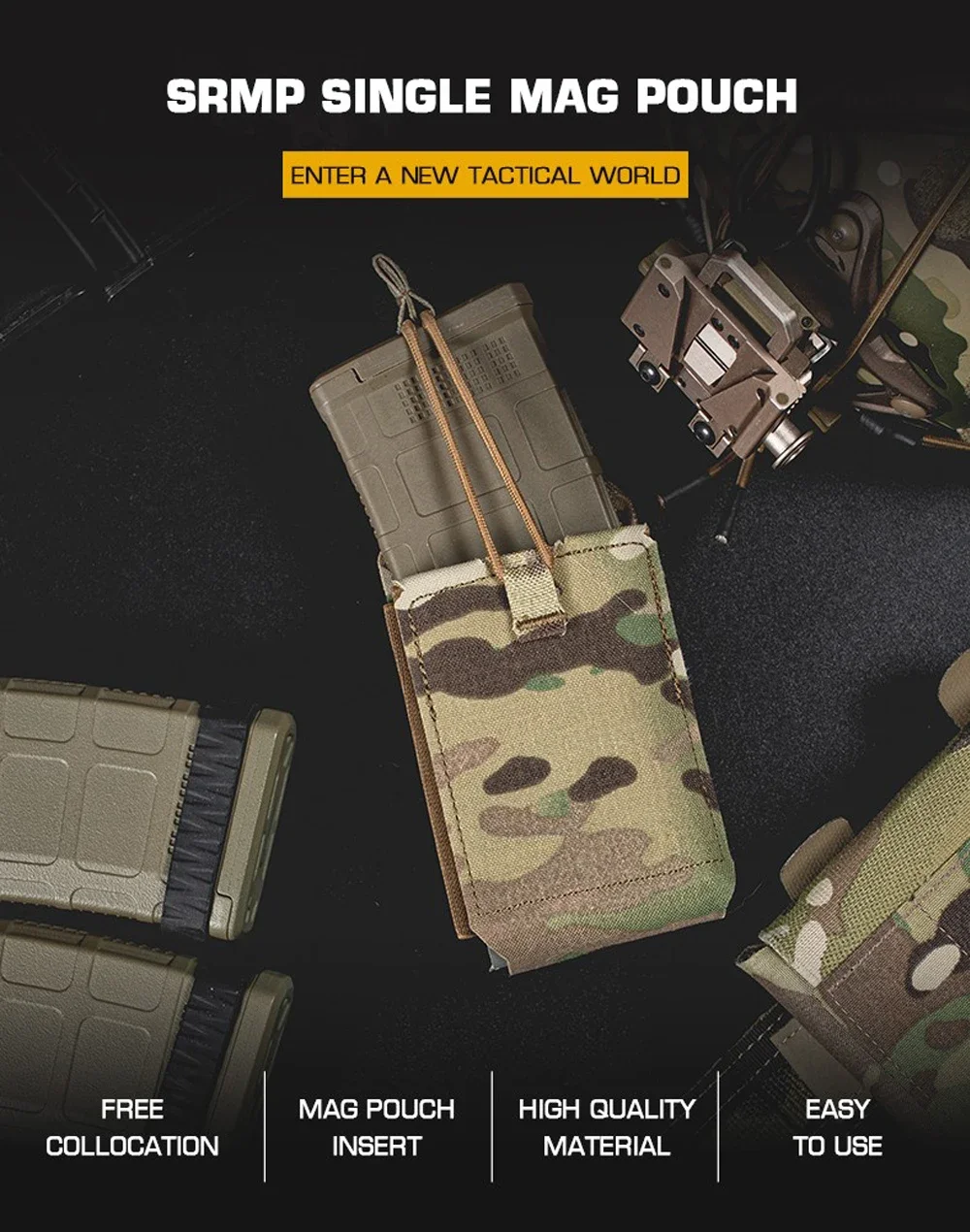 Bolsa SRMP en cinturón Molle