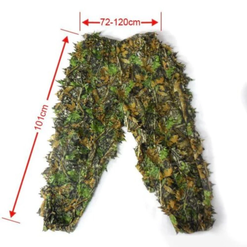 Traje Ghillie de camuflaje para caza con capucha y pantalón - imagen 2