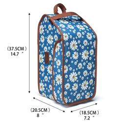 Tourbon Bolsa térmica para portaequipajes de bicicleta en lona y cuero