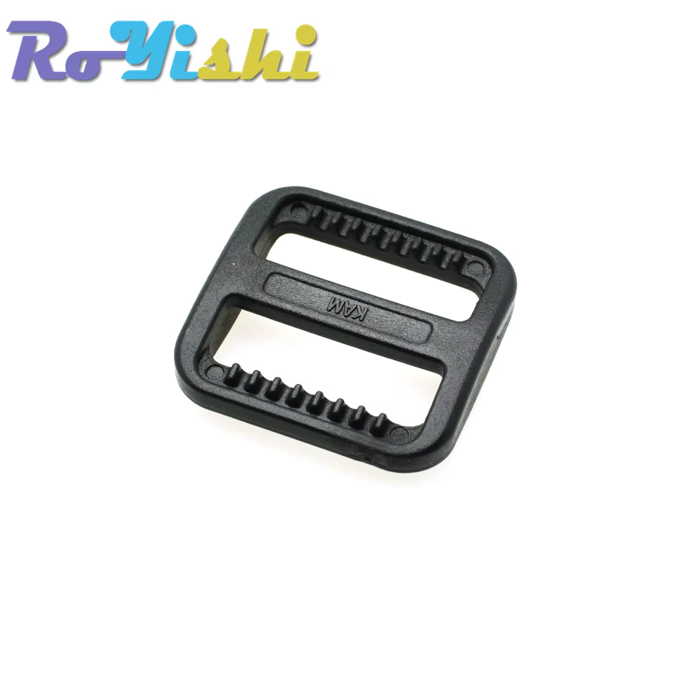Deslizador Tri Glide de plástico para collar de perro y arnés negro - imagen 4