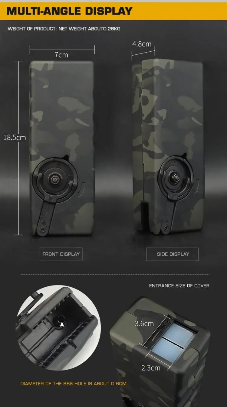 Accesorio listo para uso en campo