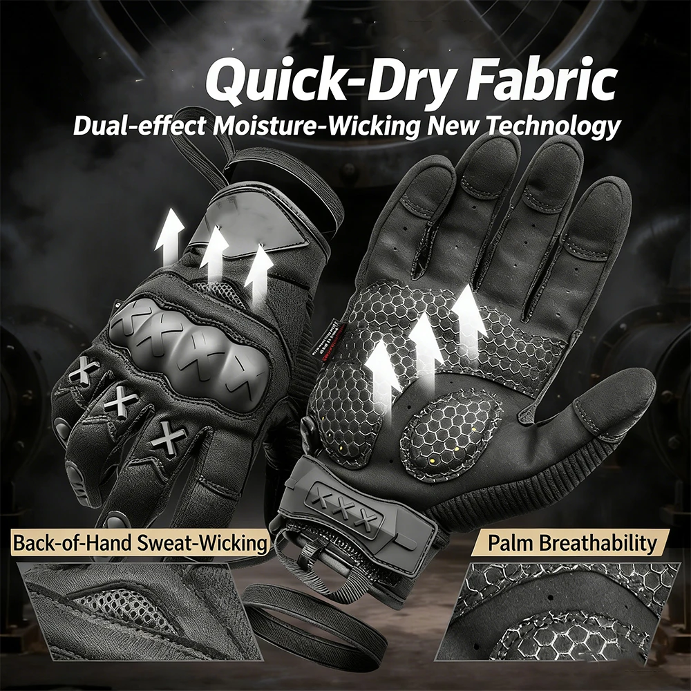 Guantes tácticos con pantalla táctil y antideslizantes Airsoft - imagen 4