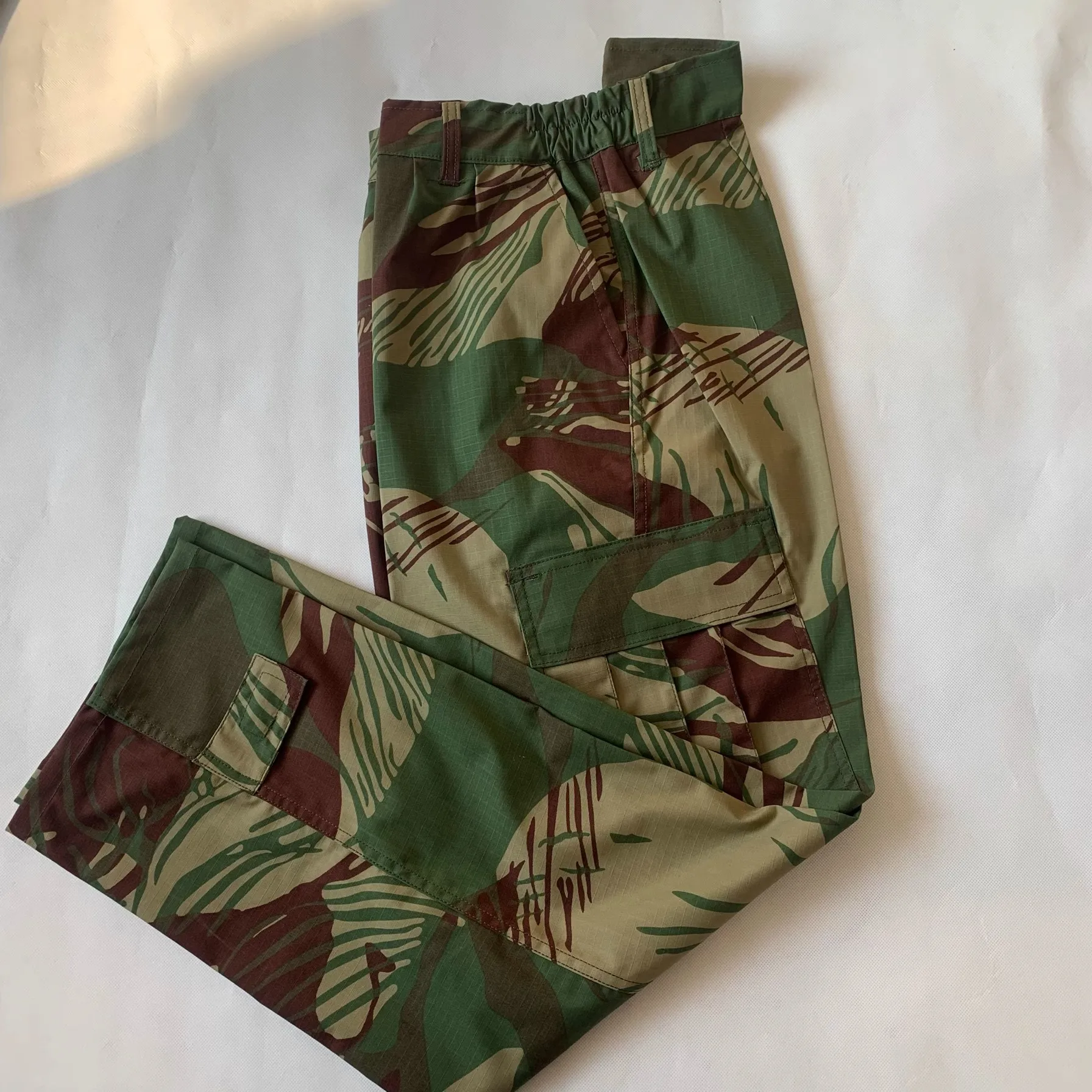 Camuflaje de algodón con corte flexible