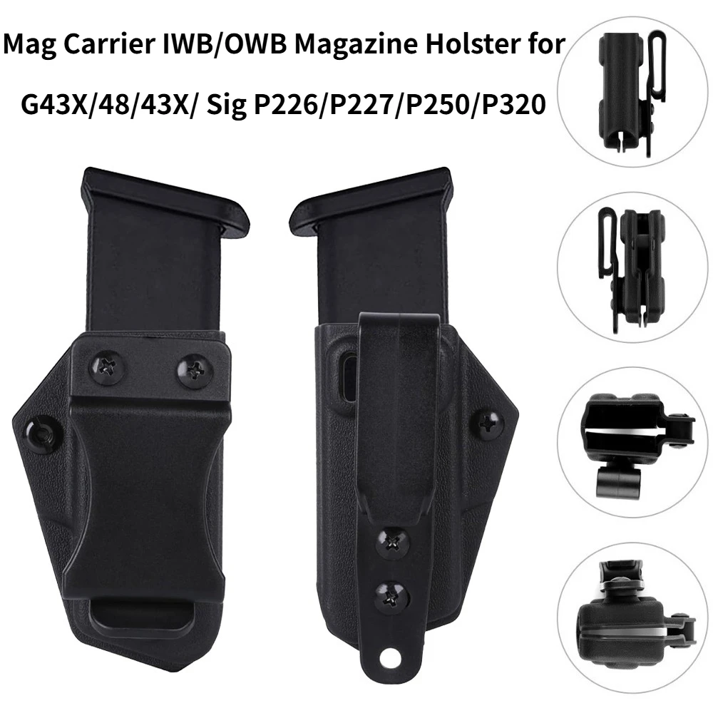 Funda portacargador IWB/OWB para Glock 43X/48 y Sig P226/P227/P250 - imagen 5