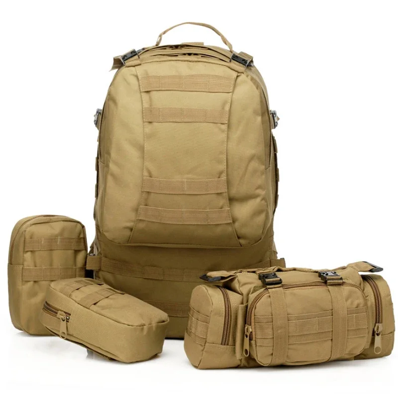Mochila táctica impermeable gran capacidad para senderismo y acampada - imagen 2