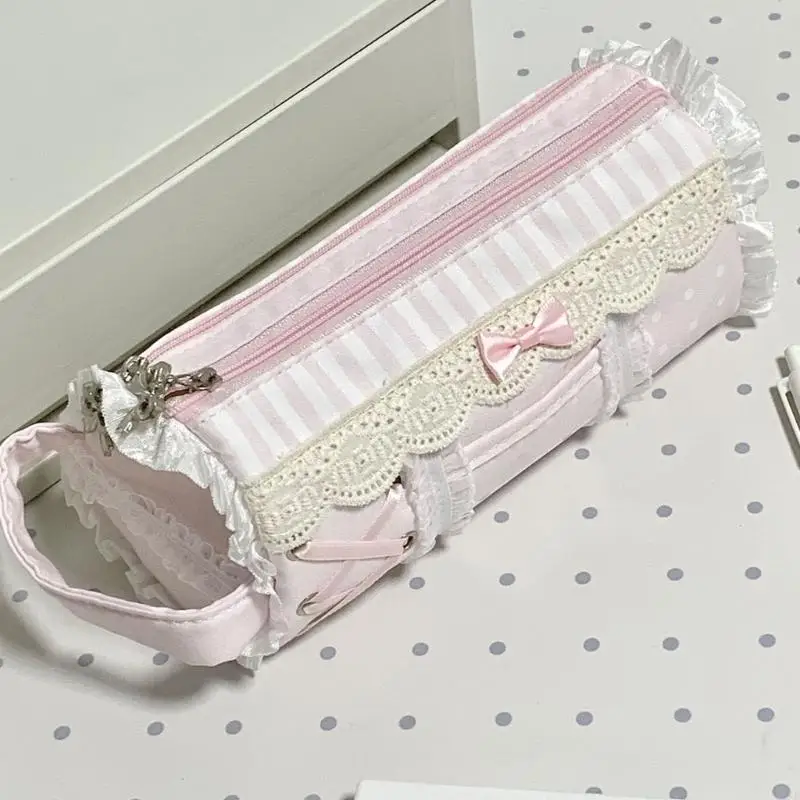 Estuche para lápices encaje con cierre bolsa poliéster - imagen 4