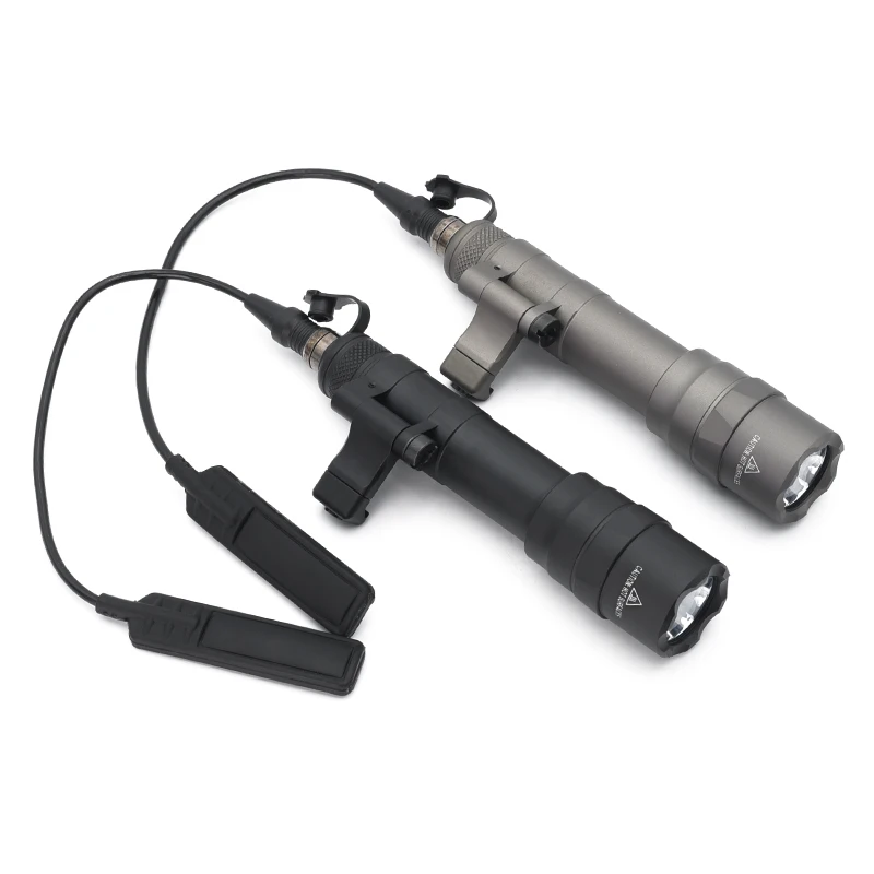 Linterna montada en un riel de 20 mm