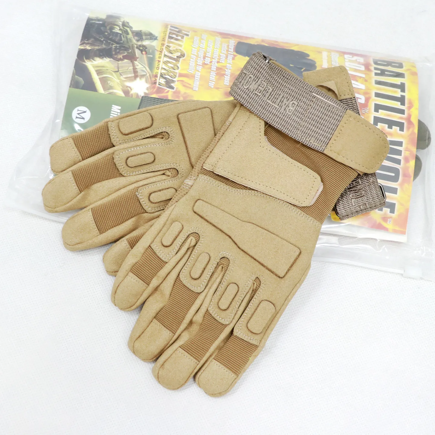 Guantes tácticos de superfibra con pantalla táctil transpirable airsoft - imagen 3