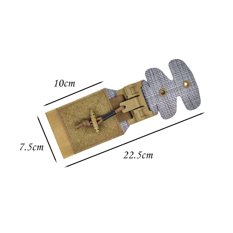 Hebilla táctica liberación rápida 3AC lateral para cinturón airsoft - imagen 5