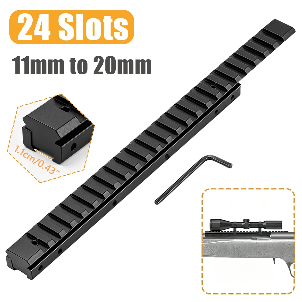 Adaptador Picatinny de perfil bajo para cola de milano de 11 mm - imagen 2