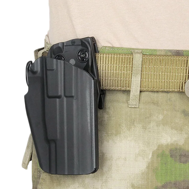 Funda universal negra para cinturón táctico