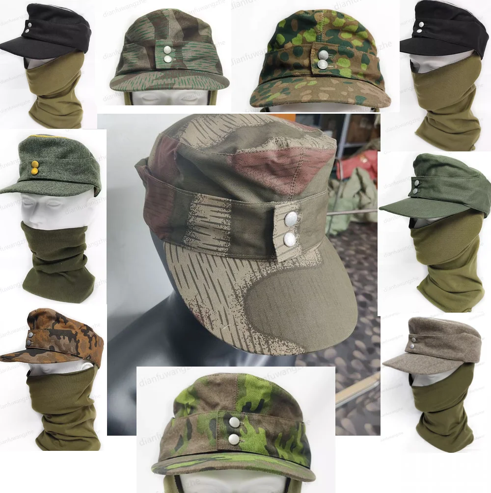 Gorra táctica camuflaje alemán para exteriores de algodón