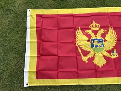 SKY FLAG Bandera de Montenegro Poliéster resistente exterior