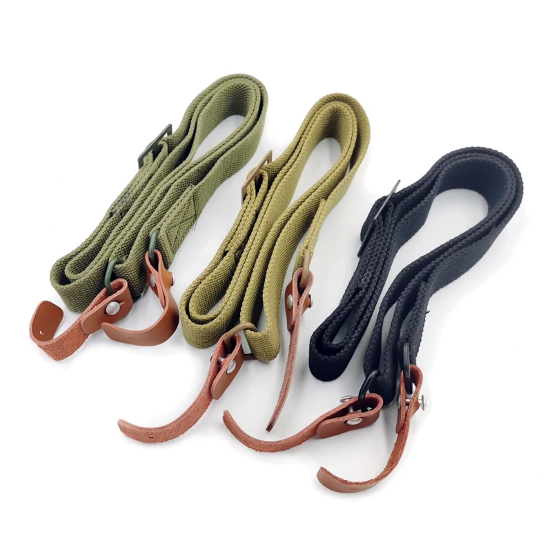 Arnés táctico de lona exterior con correas duraderas y cordón cuero - imagen 3
