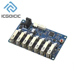 Hub USB 2.0 Raspberry Pi con alimentación externa listo para usar