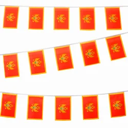 Bandarola Montenegro Polyester – Insignias festivas patrióticas