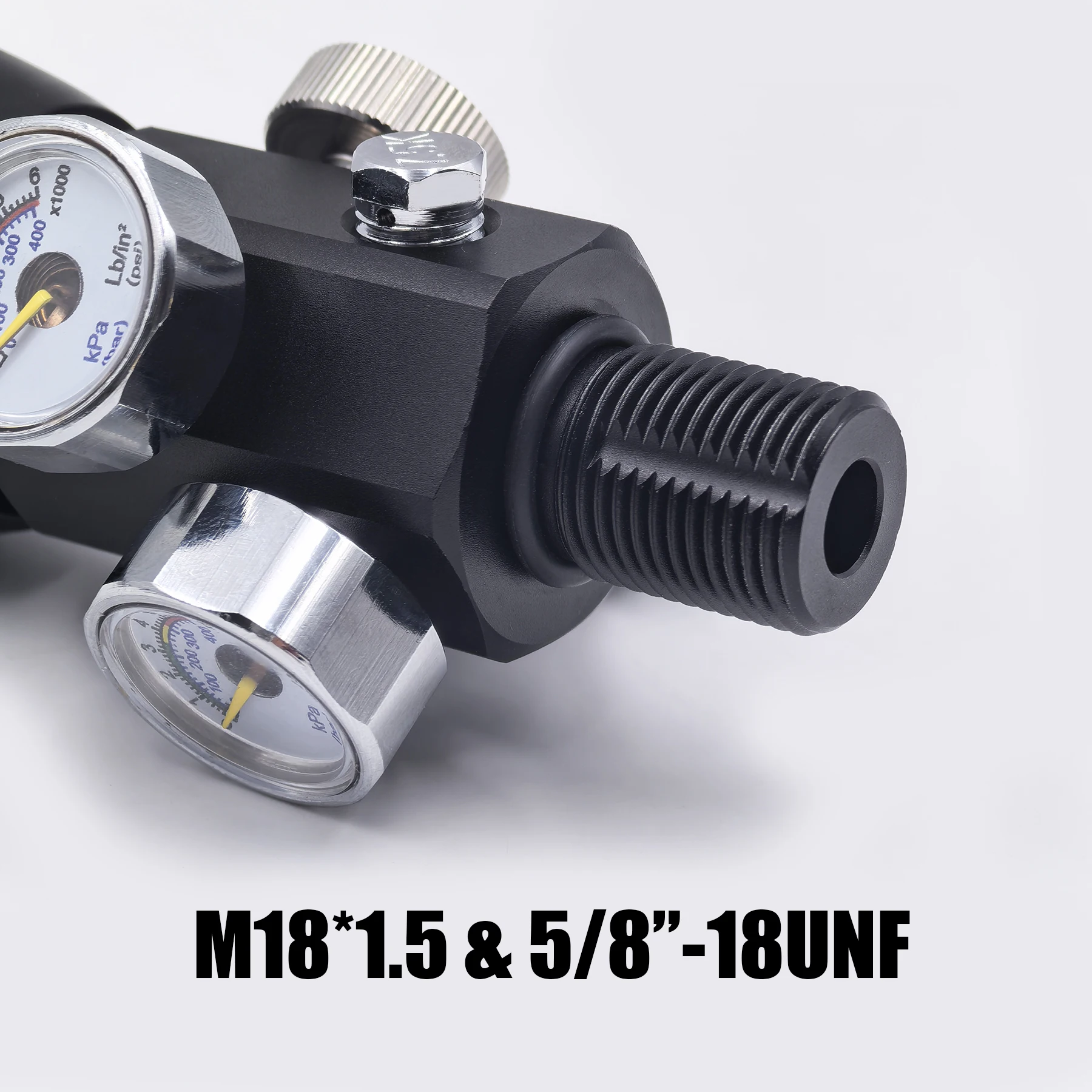 Conector de 8 mm y enfoque en recarga