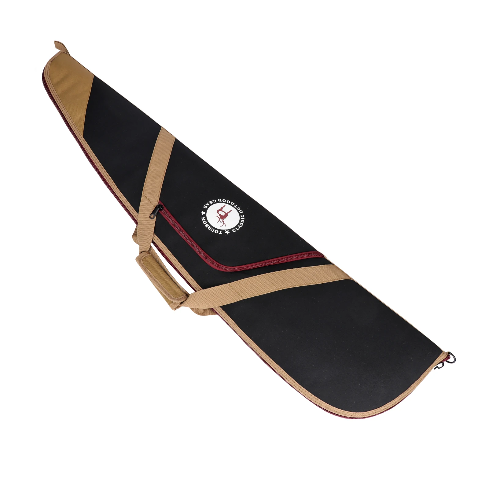 Tourbon Funda táctica acolchada de nylon para rifle, negra - imagen 3