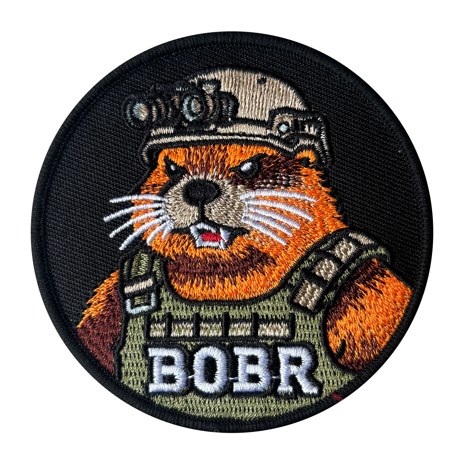 BOBR Beaver Parche táctico bordado gancho y bucle para mochila