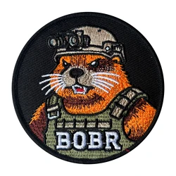 BOBR Beaver Parche táctico bordado gancho y bucle para mochila