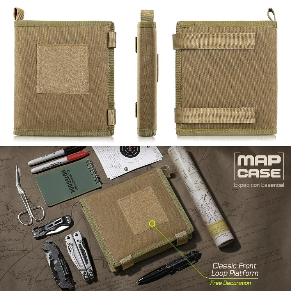 Bolsa táctica EDC plegable para mapas y herramientas utilitarias - imagen 5