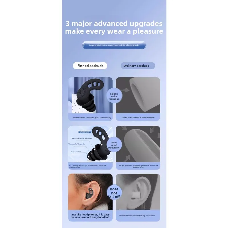 Tapones con forma adaptada para bloquear sonidos molestos