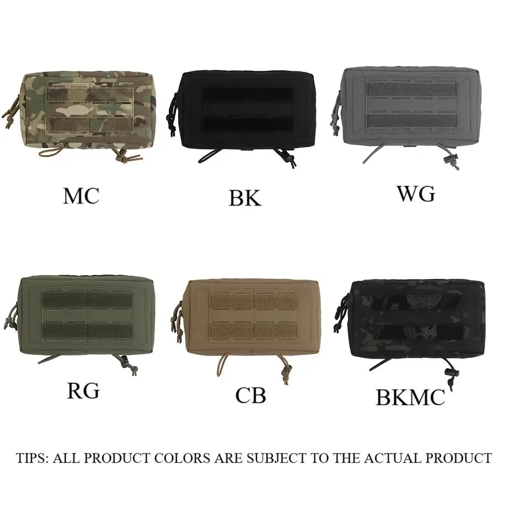 Interior de la bolsa táctica con superficie de velcro