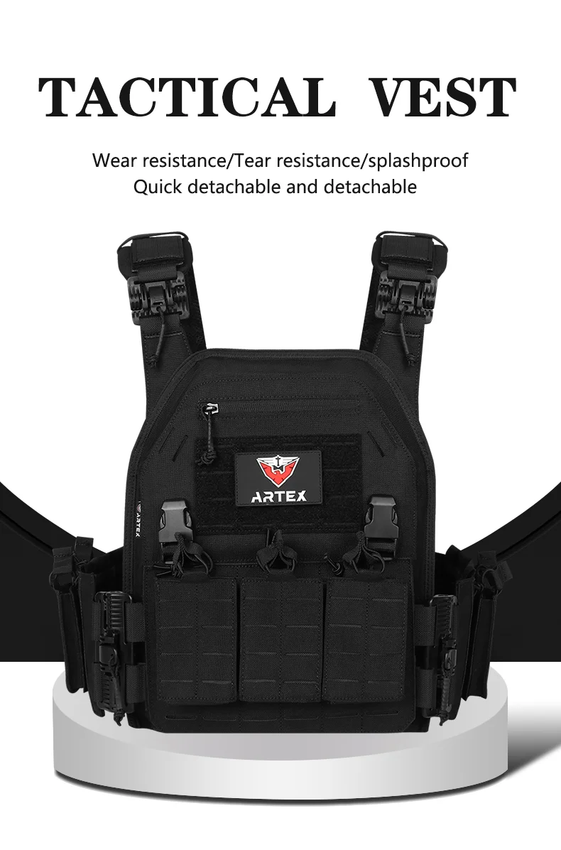 Chaleco táctico Ranger con vista frontal