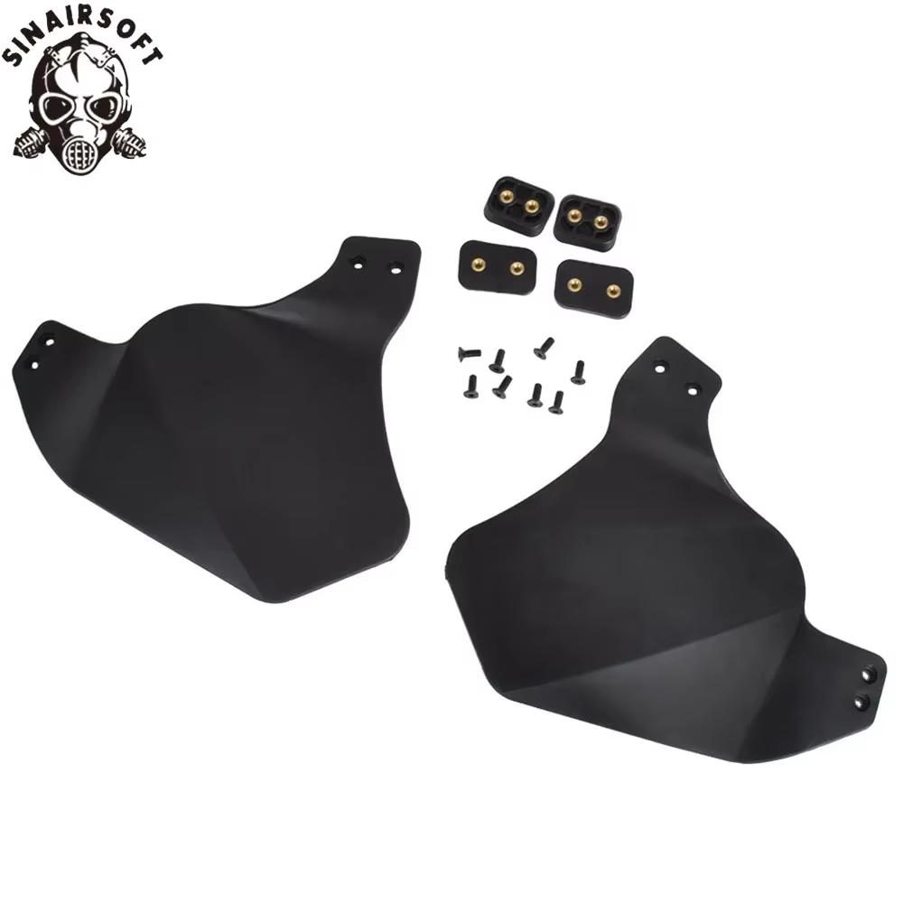 SINAIRSOFT Orejeras casco táctico FAST MICH ACH con cubierta lateral