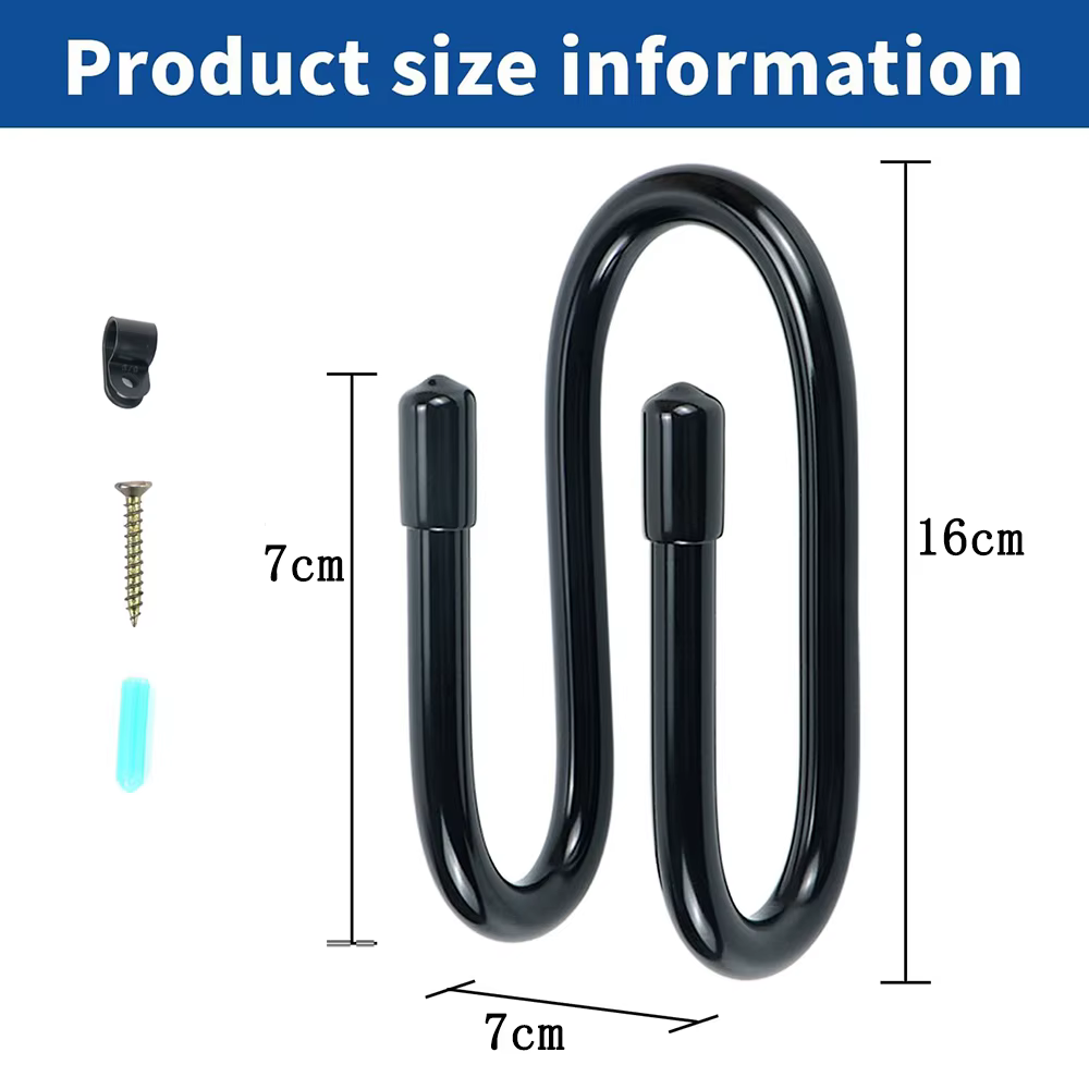Soporte de arco para pared con proteccion de goma sin rayaduras - imagen 2