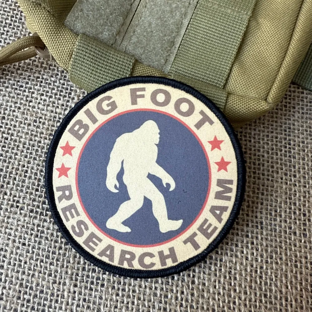 Parche táctico de moral Sasquatch con gancho y bucle para mochila