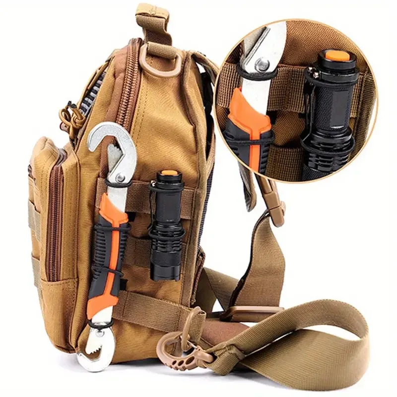 Hebilla táctica antena MOLLE para mochila y equipo exterior - imagen 3