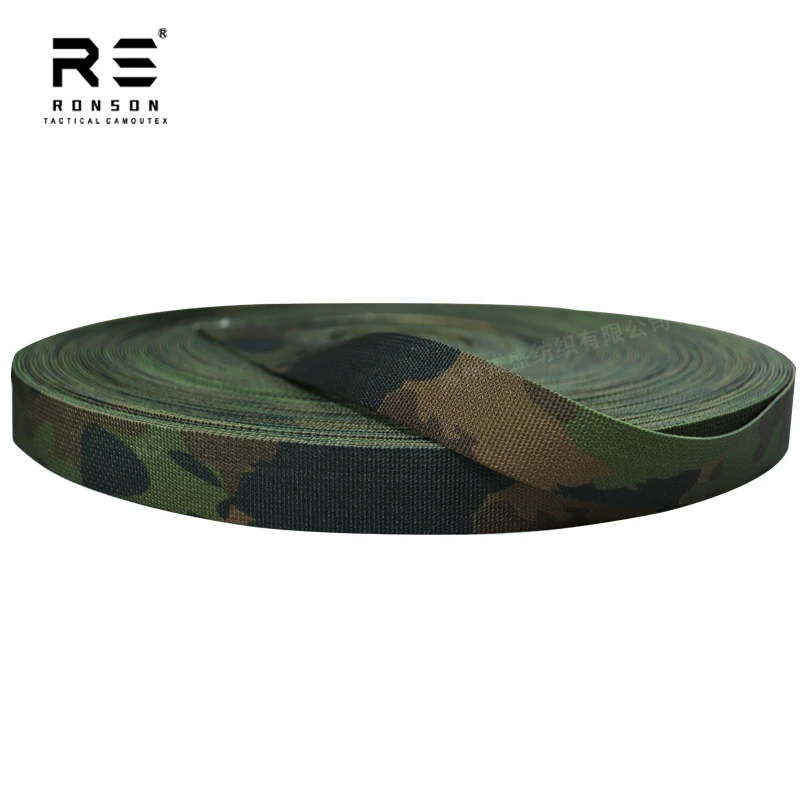 Correa táctica camuflaje suizo tira de borde para bolsa de caza - imagen 3