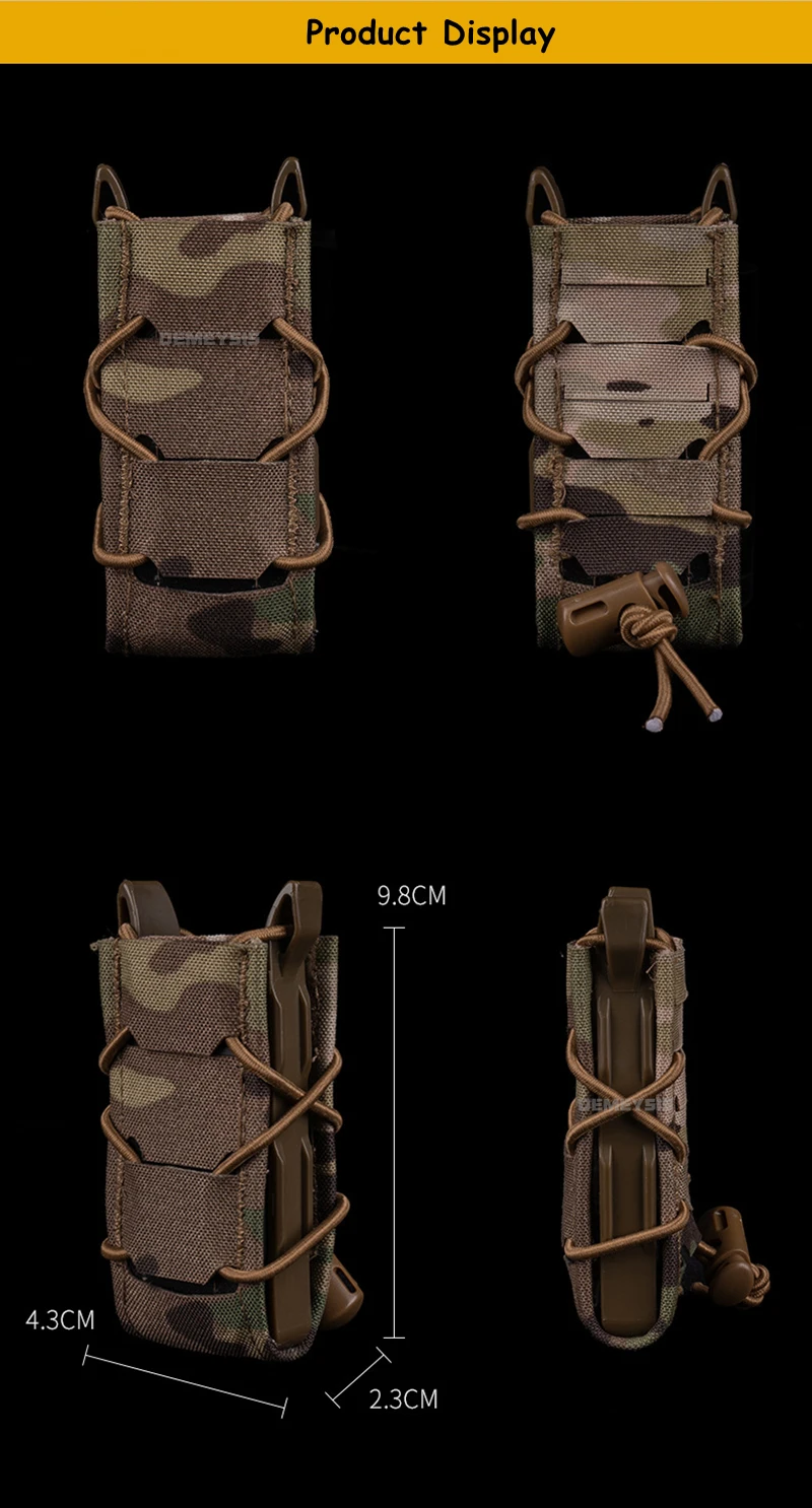 Sistema de montaje MOLLE y cinturón