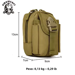 Bolsa IFAK táctica MOLLE EmersonGear SINAIRSOFT con cierre