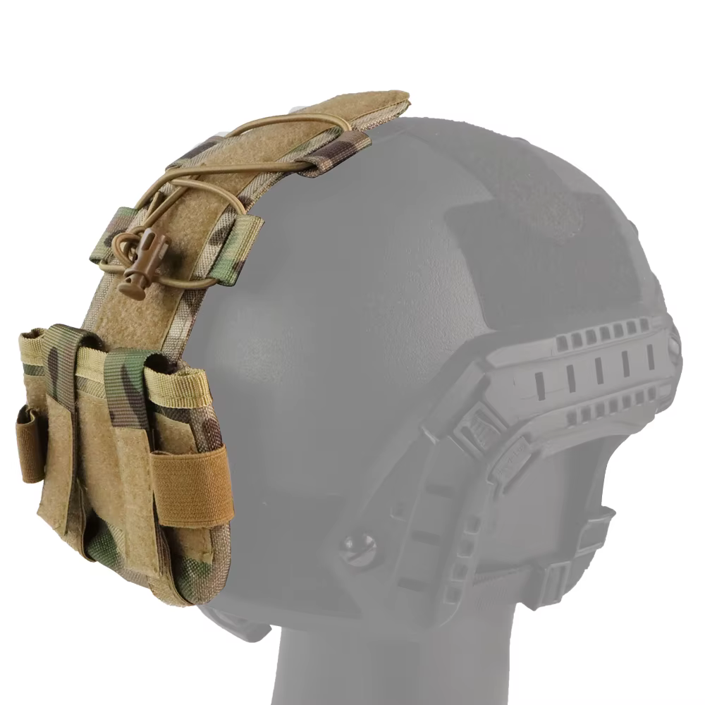 Bolsa de batería táctica en casco