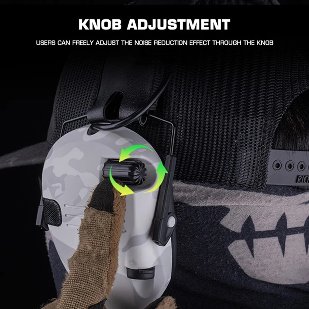 Auriculares tácticos de protección auditiva para tiro y airsoft - imagen 4