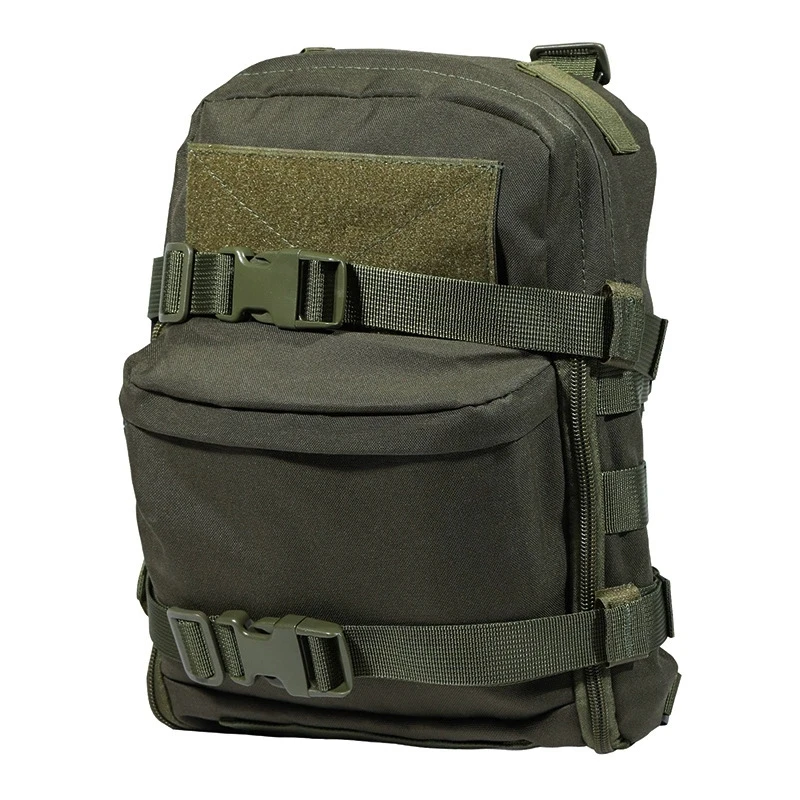 Mochila táctica hidratación MOLLE con bolsa de agua y portaplacas - imagen 2