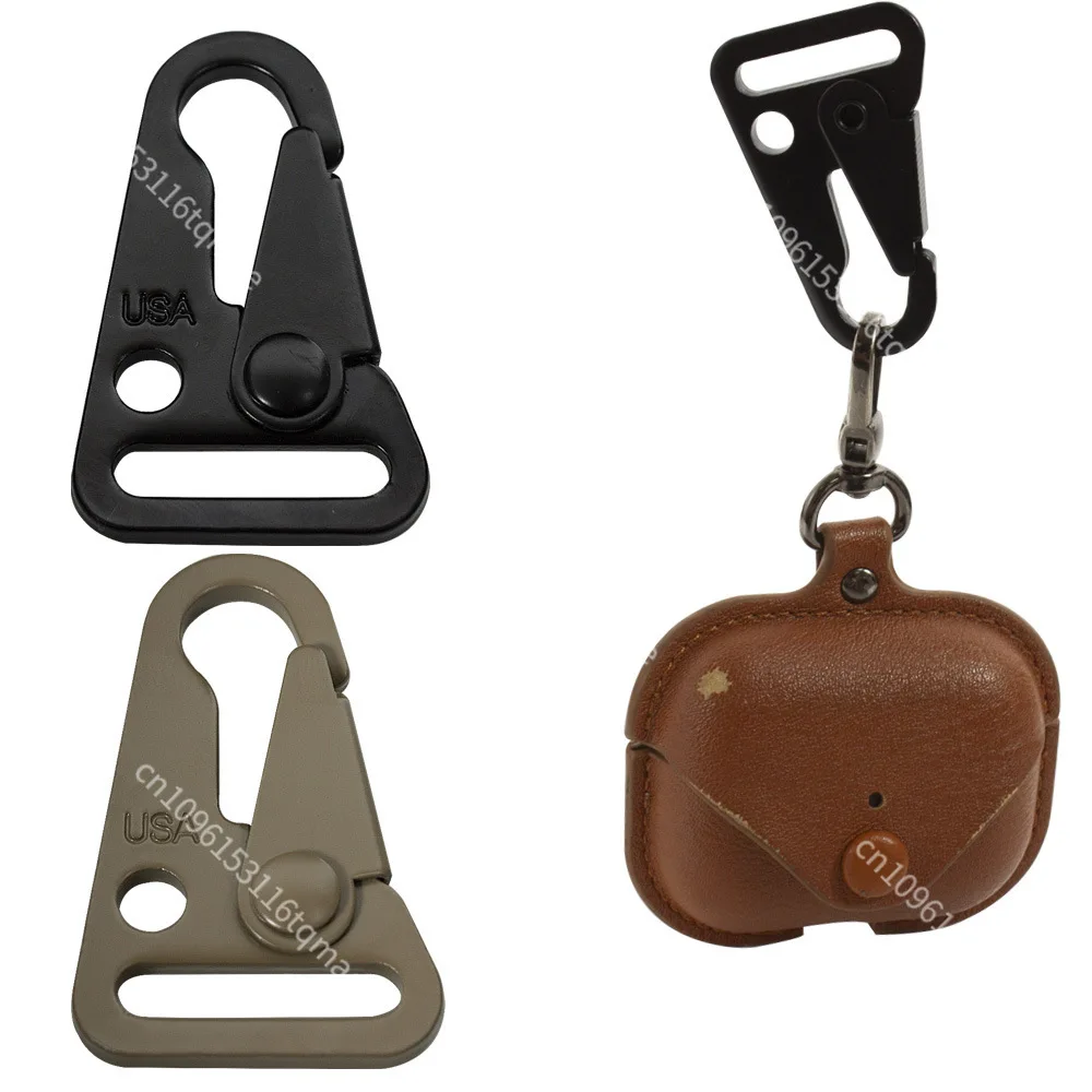 Mosquetón táctico tipo HK de acero aleación para paracord - imagen 3
