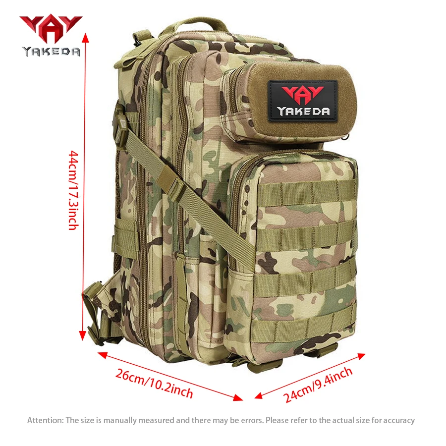 Mochila deportiva YAKEDA 26L vista general