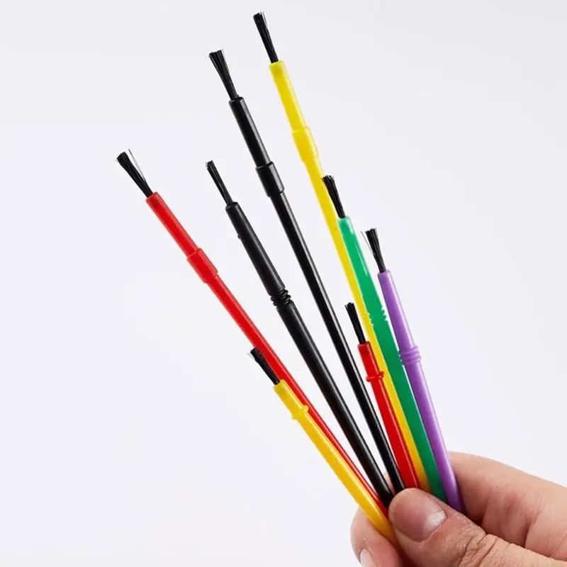 Pinceles de pintura lavables infantiles con agarre ergonómico