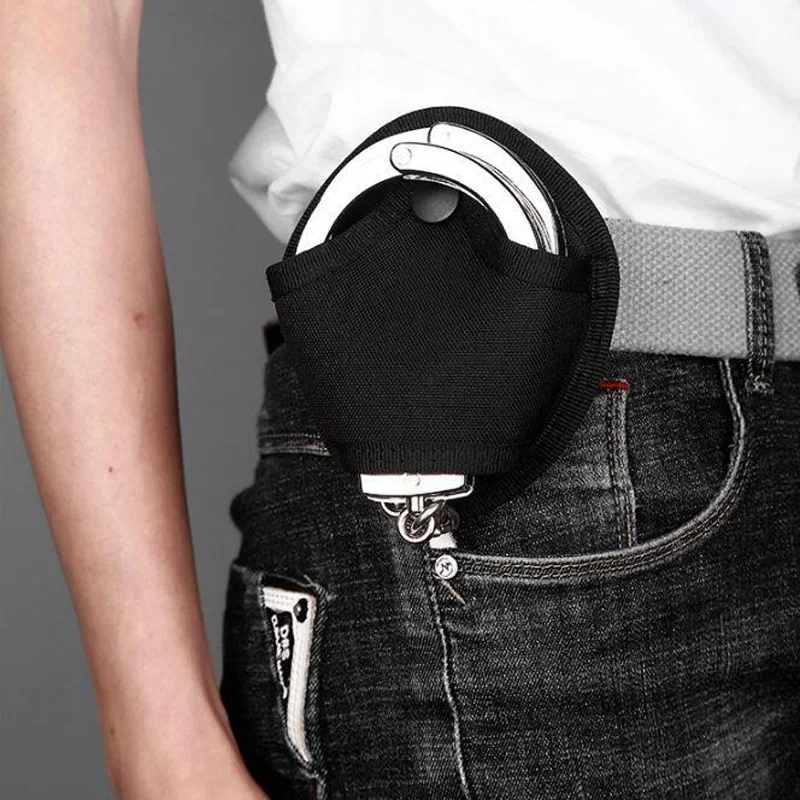 Funda portapos táctico extracción rápida – Bolsa esposas MOLLE - imagen 4