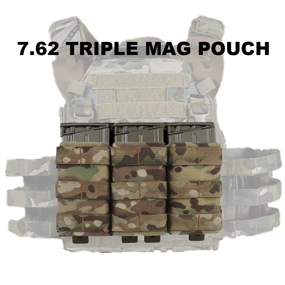 Funda táctica MOLLE para cargadores 7,62 abierta arriba KYWI Kydex
