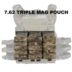 Funda táctica MOLLE para cargadores 7,62 abierta arriba KYWI Kydex