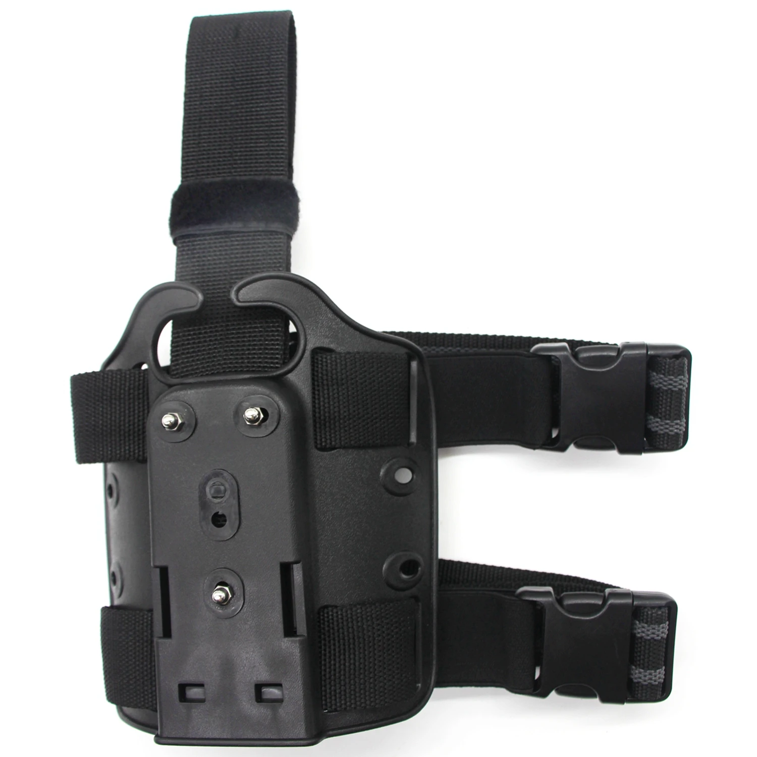 Funda de cuero universal para pistola táctica con plataforma - imagen 3