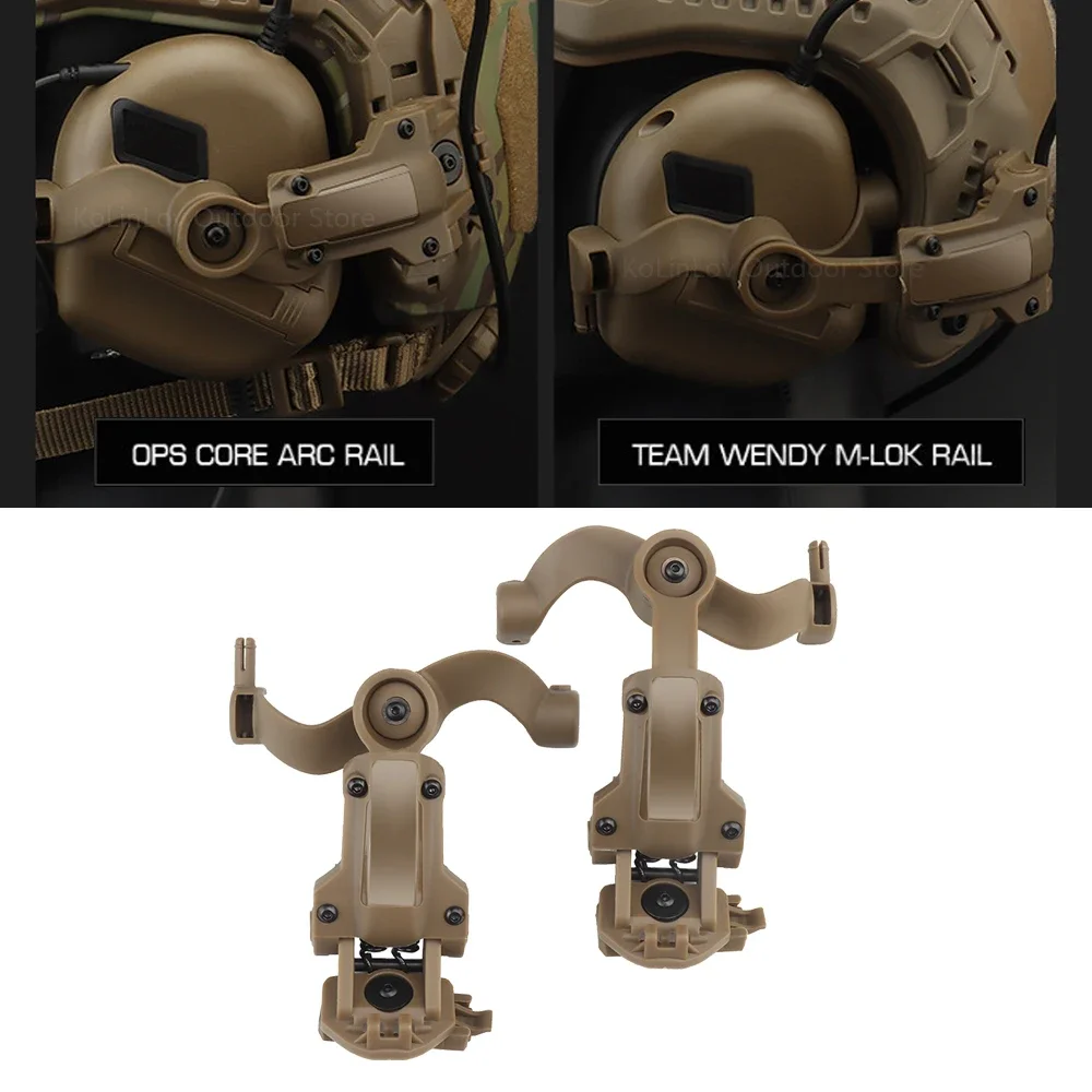 Fast OPS Wendy – Adaptador riel M-LOK para auriculares tácticos - imagen 3