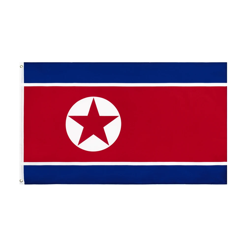 Bandera Corea del Norte de tela resistente y duradera para exterior - imagen 3