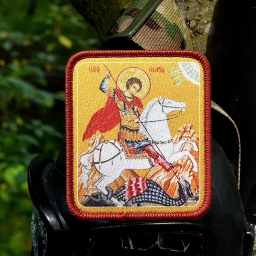 Detalle del bordado y textura del parche