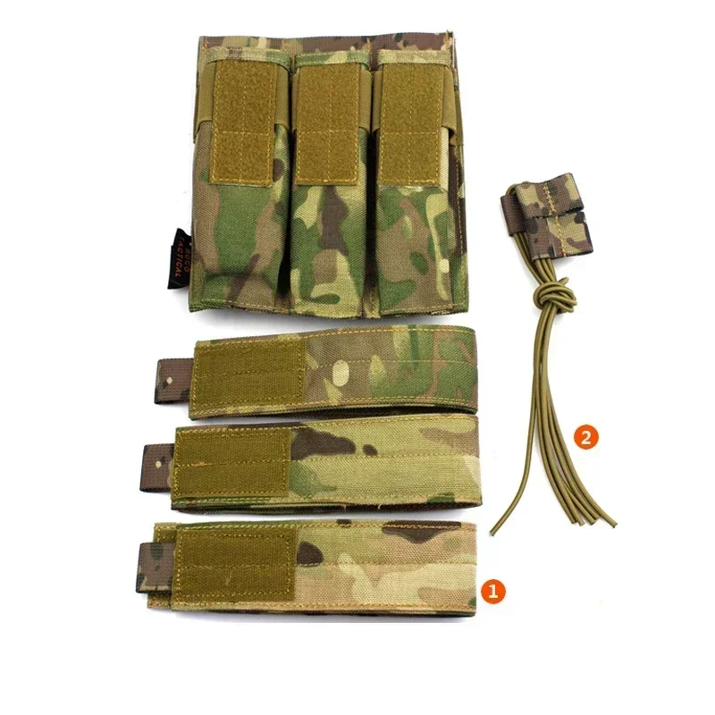 Bolsa táctica MOLLE portacargadores Airsoft para MP5/MP7 - imagen 3