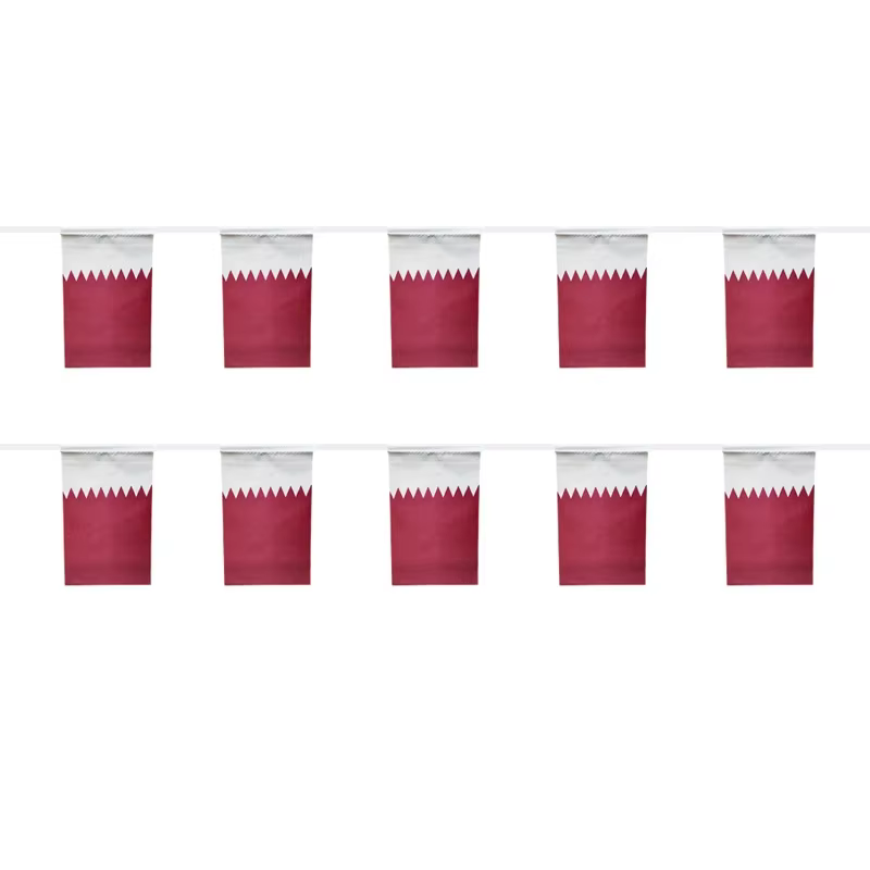 Banderines Qatar para decoración de fiestas y eventos - imagen 2